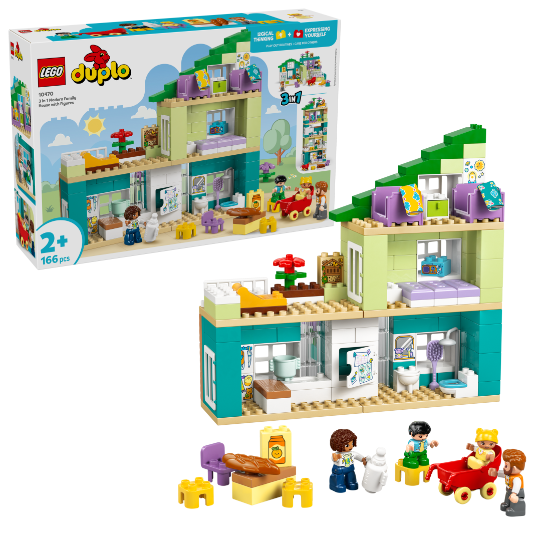 LEGO DUPLO 10470 3in1 Modern Family House with Figures