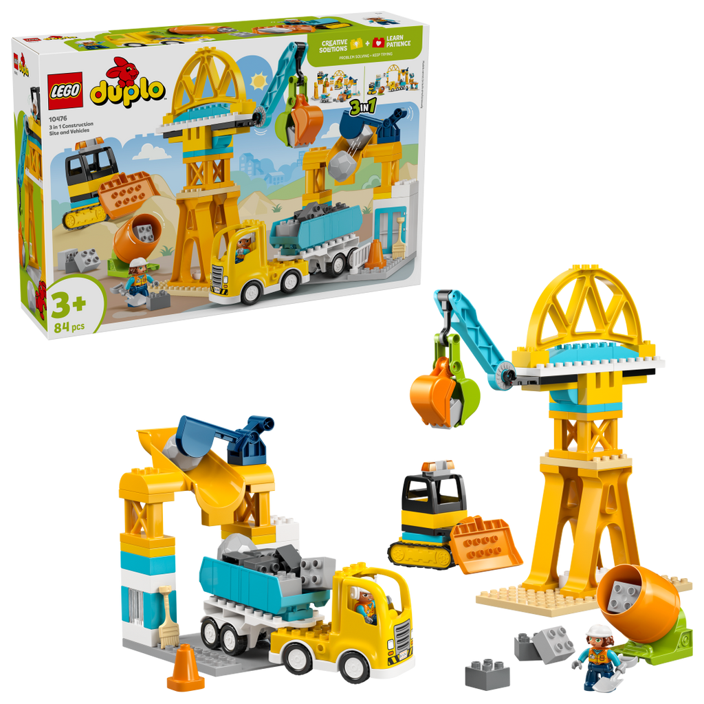LEGO DUPLO 10476 3in1 Construction Site and Vehicles
