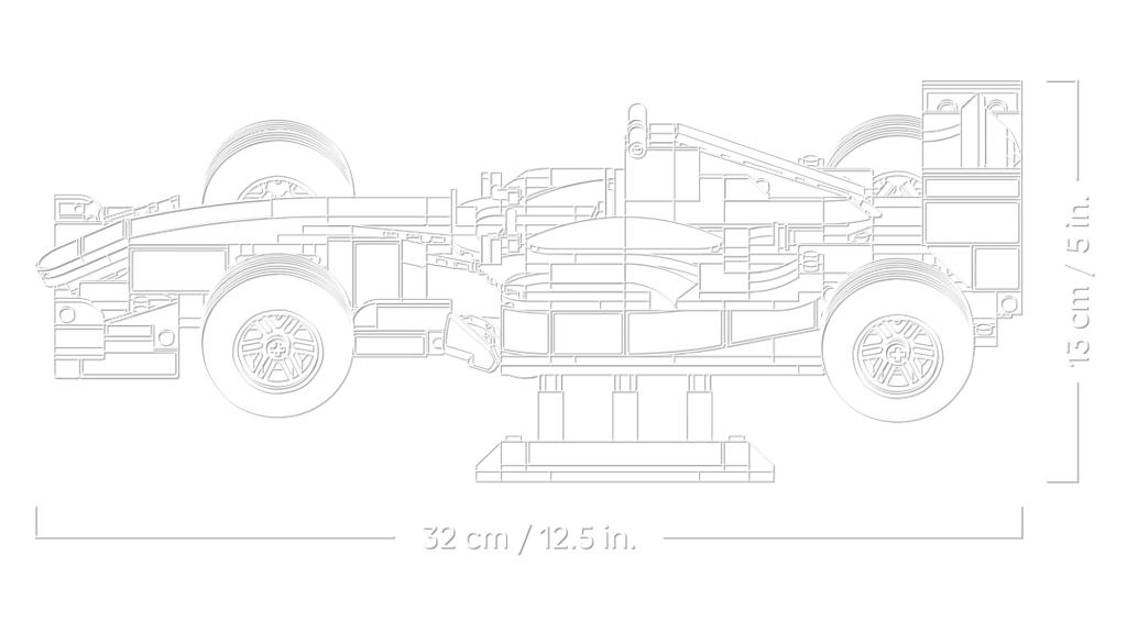 LEGO 11375 ICONS Ferrari F2004 & Michael Schumacher