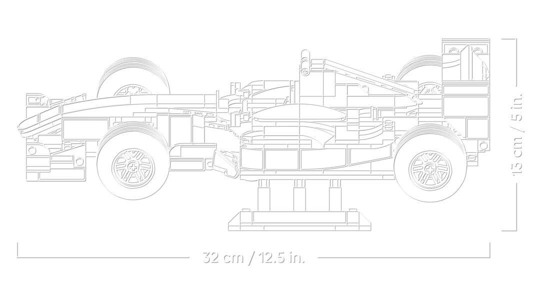 LEGO 11375 ICONS Ferrari F2004 & Michael Schumacher