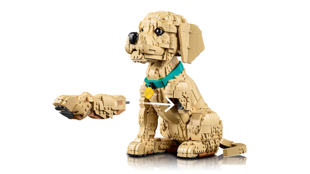 LEGO Icons 11384 Golden Retriever Puppy