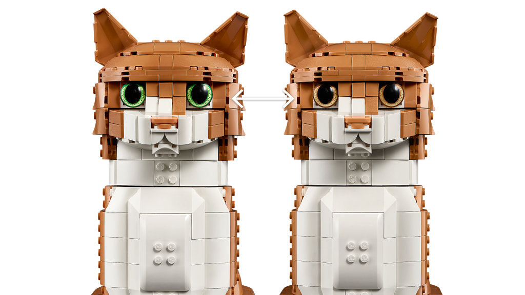 LEGO Ideas 21376 Orange Cat