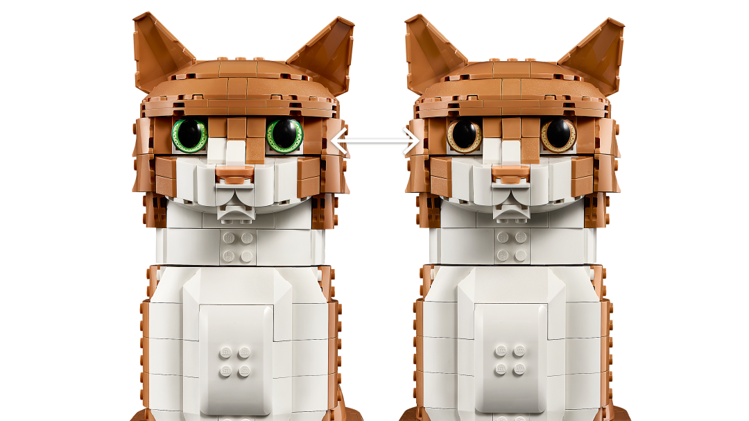 LEGO Ideas 21376 Orange Cat