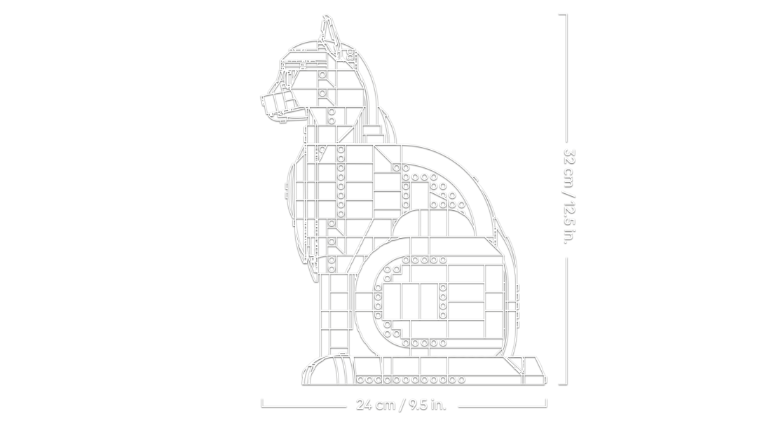 LEGO Ideas 21376 Orange Cat