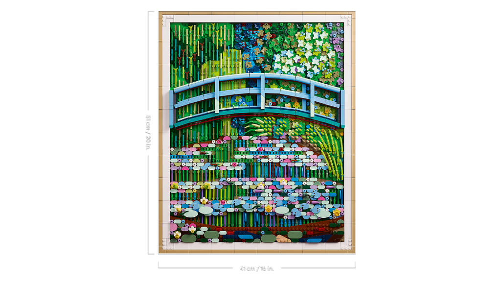 LEGO Art 31220 Claude Monet – Bridge over a Pond of Water Lilies