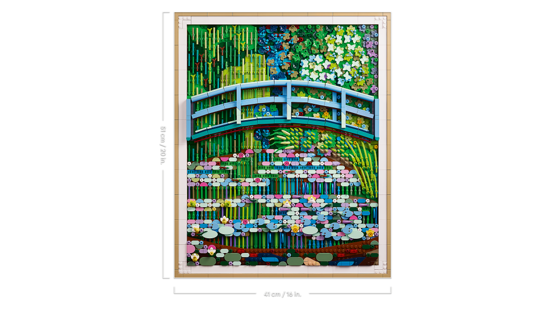 LEGO Art 31220 Claude Monet – Bridge over a Pond of Water Lilies