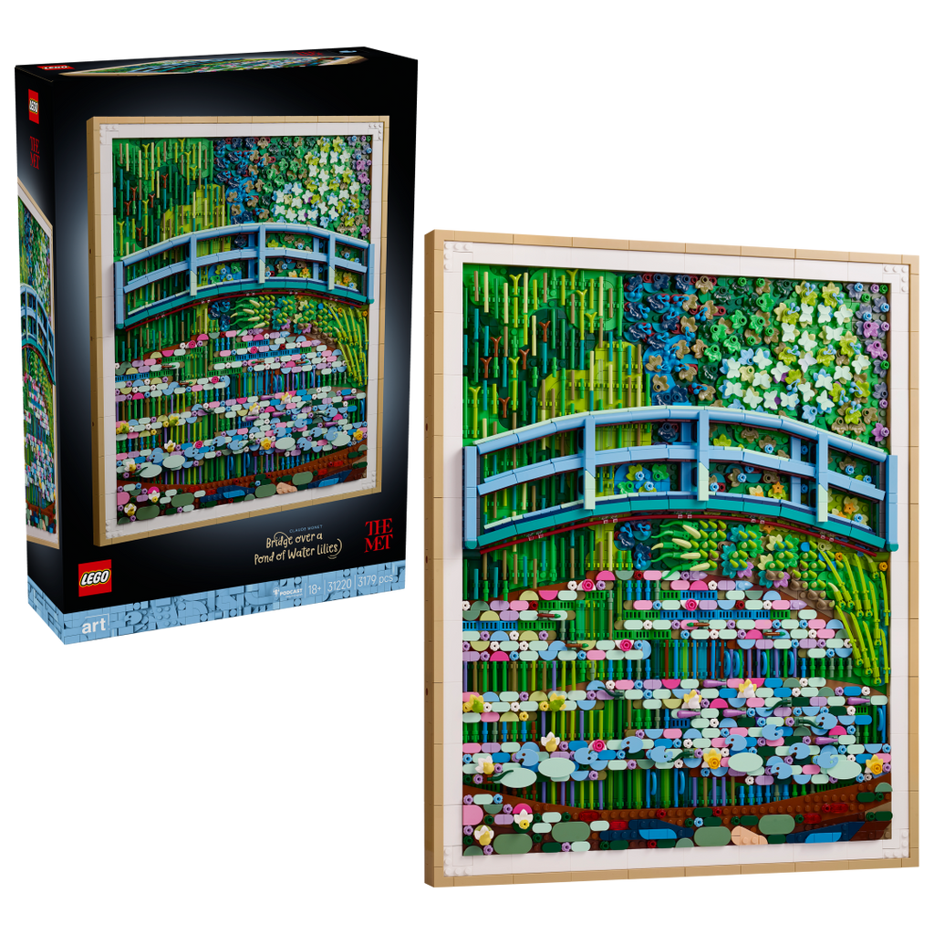 LEGO Art 31220 Claude Monet – Bridge over a Pond of Water Lilies