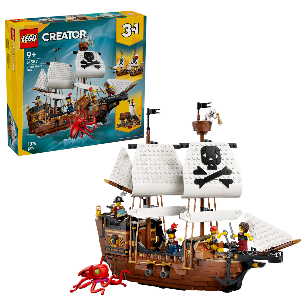 LEGO Creator 3-in-1 31387 Iconic Pirate Ship