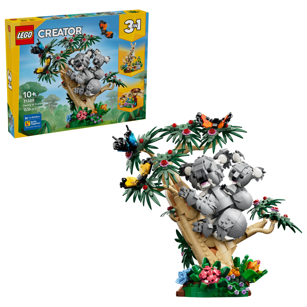 LEGO Creator 3-in-1 31388 Wild Animals: Family of Koalas