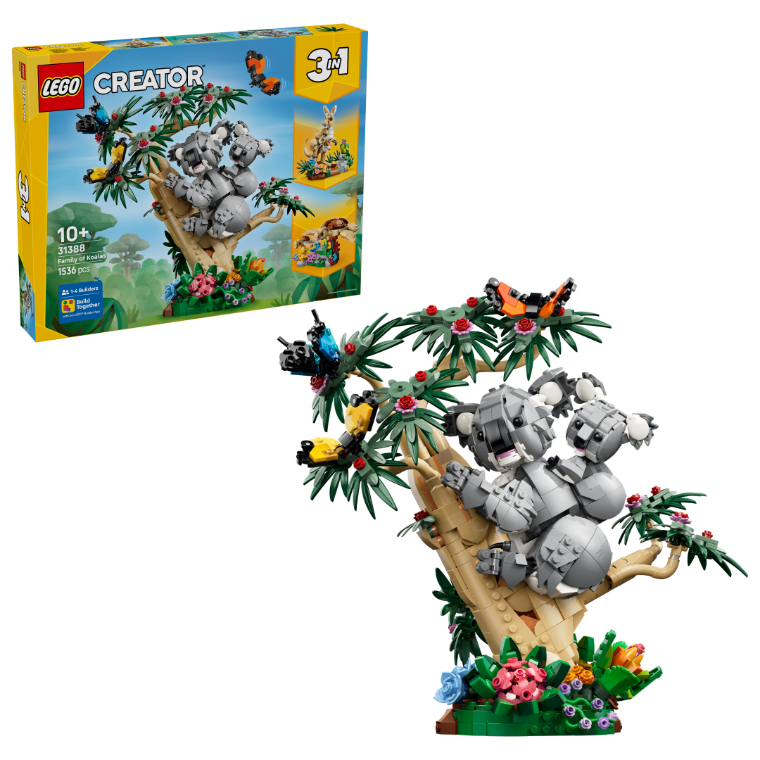 LEGO Creator 3-in-1 31388 Wild Animals: Family of Koalas