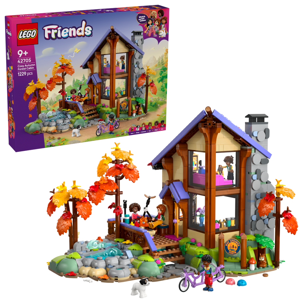 LEGO Friends 42705 Cozy Fall Forest Cabin