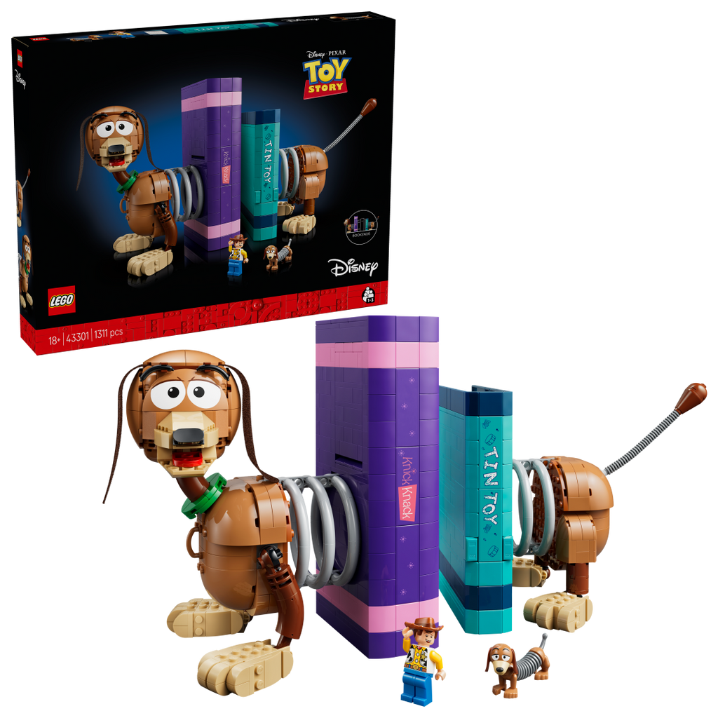 LEGO Disney 43301 Toy Story Slinky Dog Bookends