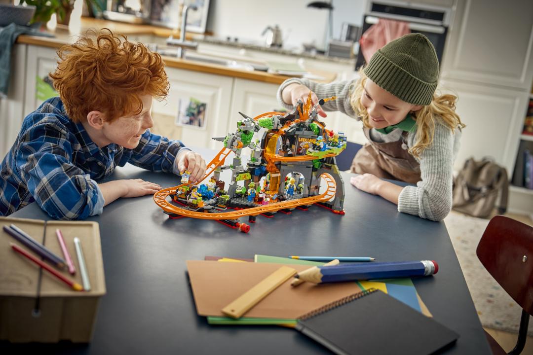 LEGO City 60501 Lava Land Roller Coaster Park