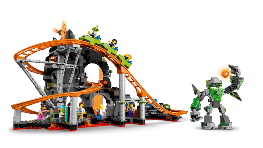 LEGO City 60501 Lava Land Roller Coaster Park