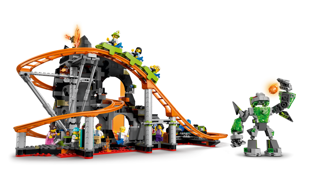 LEGO City 60501 Lava Land Roller Coaster Park