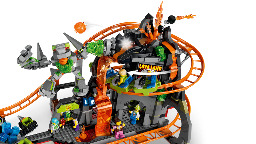 LEGO City 60501 Lava Land Roller Coaster Park