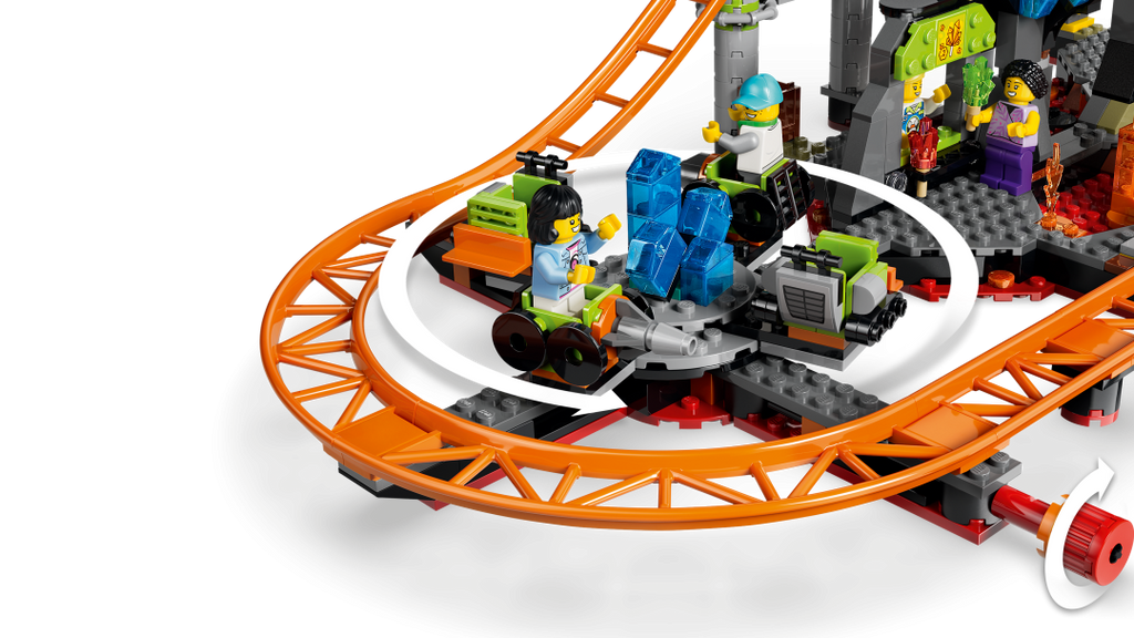 LEGO City 60501 Lava Land Roller Coaster Park
