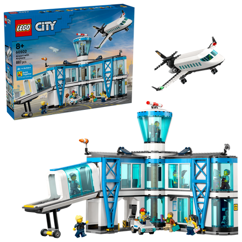 LEGO City 60502 Airport with Airplane