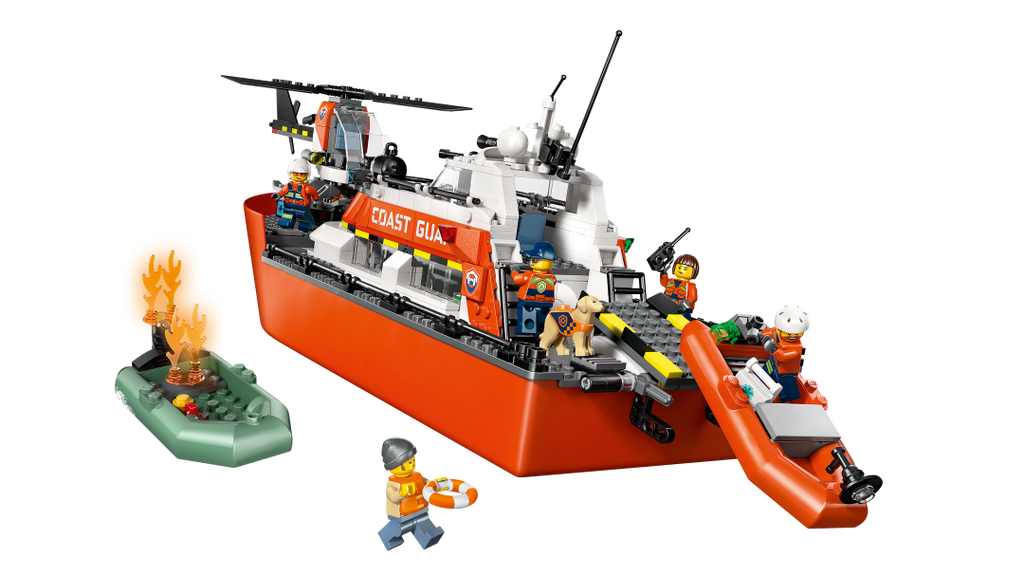 LEGO City 60504 Coast Guard Rescue Boat & Helicopter