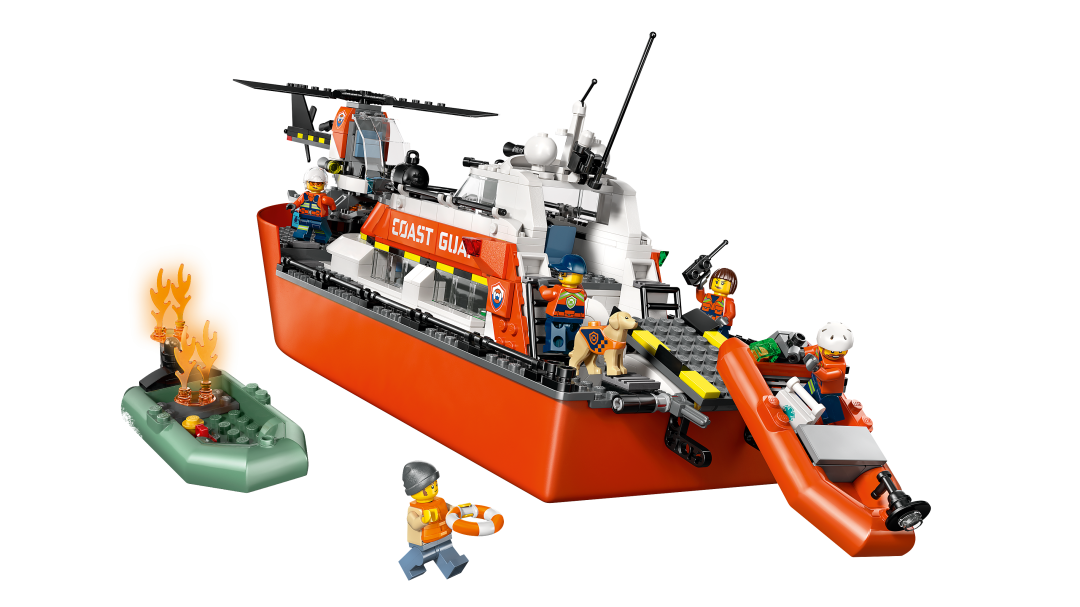 LEGO City 60504 Coast Guard Rescue Boat & Helicopter