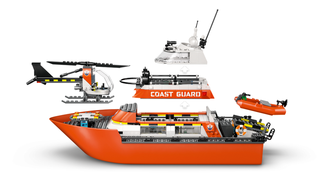 LEGO City 60504 Coast Guard Rescue Boat & Helicopter