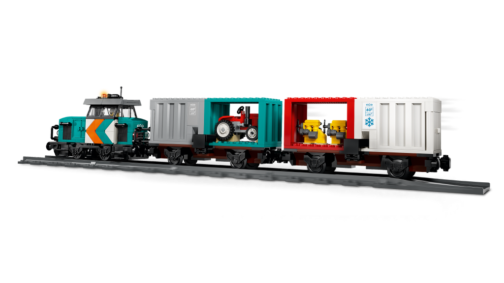 LEGO City 60509 Harbor Freight Train with Crane & Truck