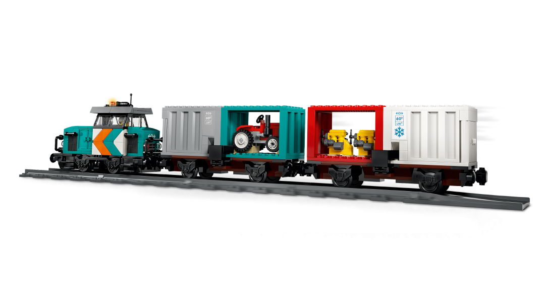 LEGO City 60509 Harbor Freight Train with Crane & Truck