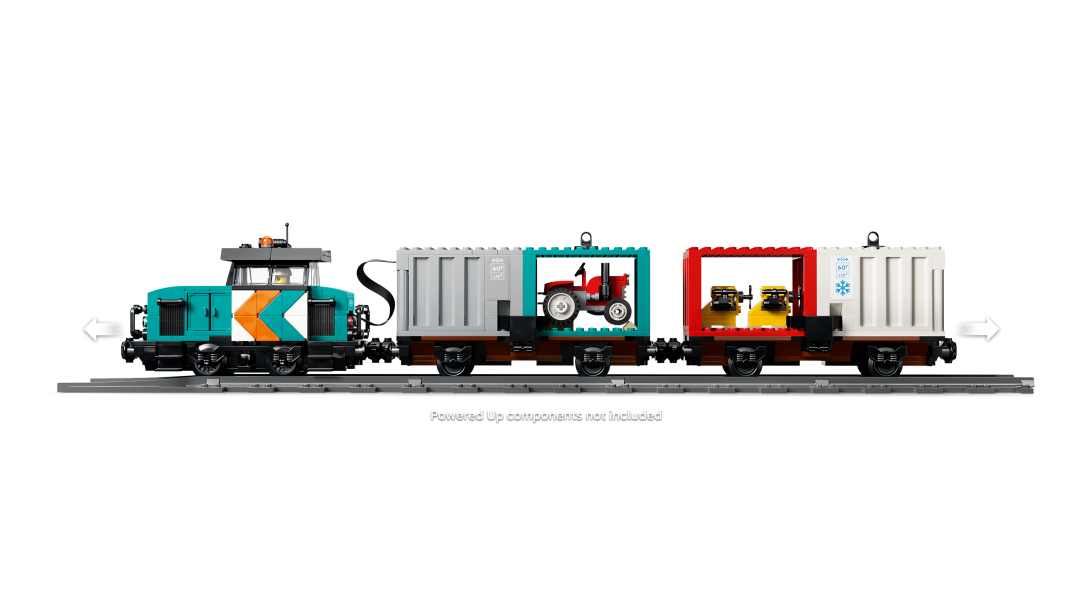 LEGO City 60509 Harbor Freight Train with Crane & Truck
