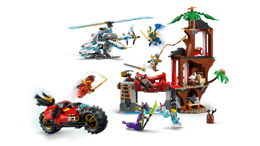 LEGO NINJAGO 71857 Ninja Vehicle Tree House Battle