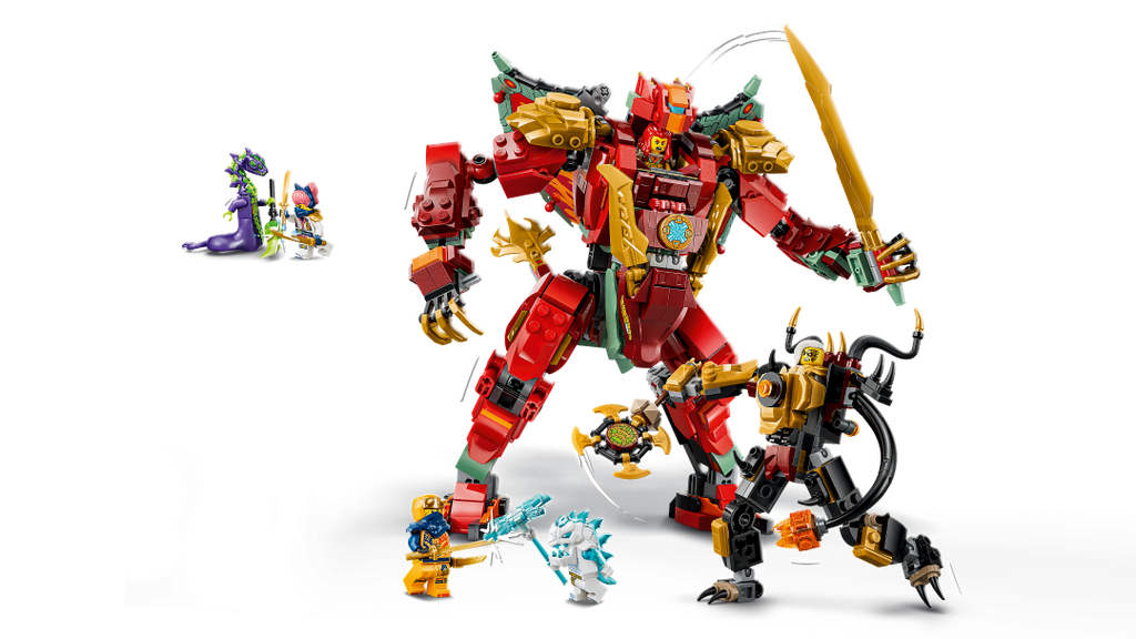 LEGO NINJAGO 71868 Wyldfyre's Transforming Dragon Mech
