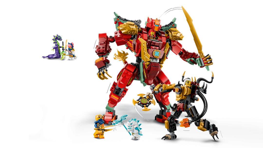 LEGO NINJAGO 71868 Wyldfyre's Transforming Dragon Mech