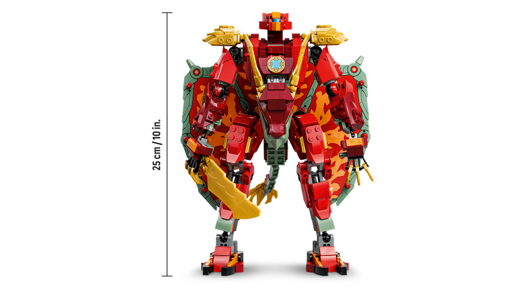 LEGO NINJAGO 71868 Wyldfyre's Transforming Dragon Mech