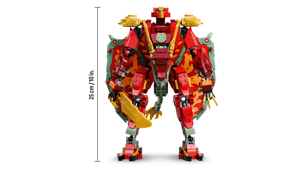LEGO NINJAGO 71868 Wyldfyre's Transforming Dragon Mech