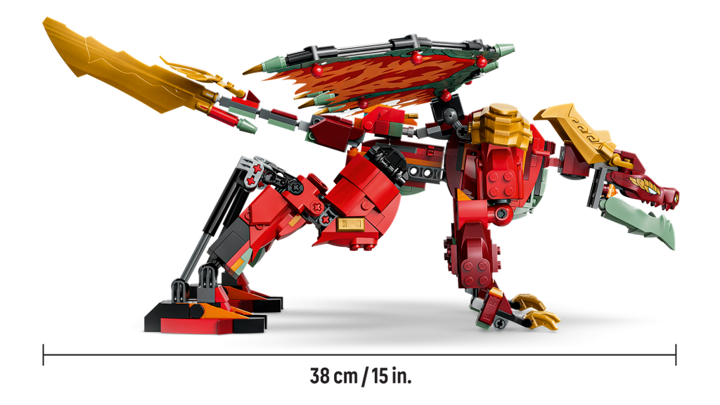 LEGO NINJAGO 71868 Wyldfyre's Transforming Dragon Mech
