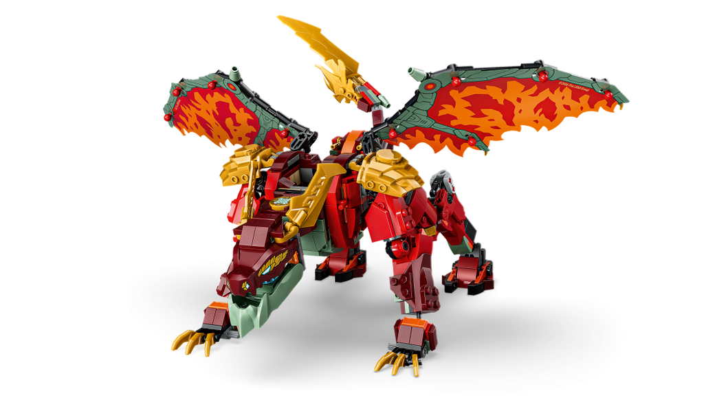 LEGO NINJAGO 71868 Wyldfyre's Transforming Dragon Mech