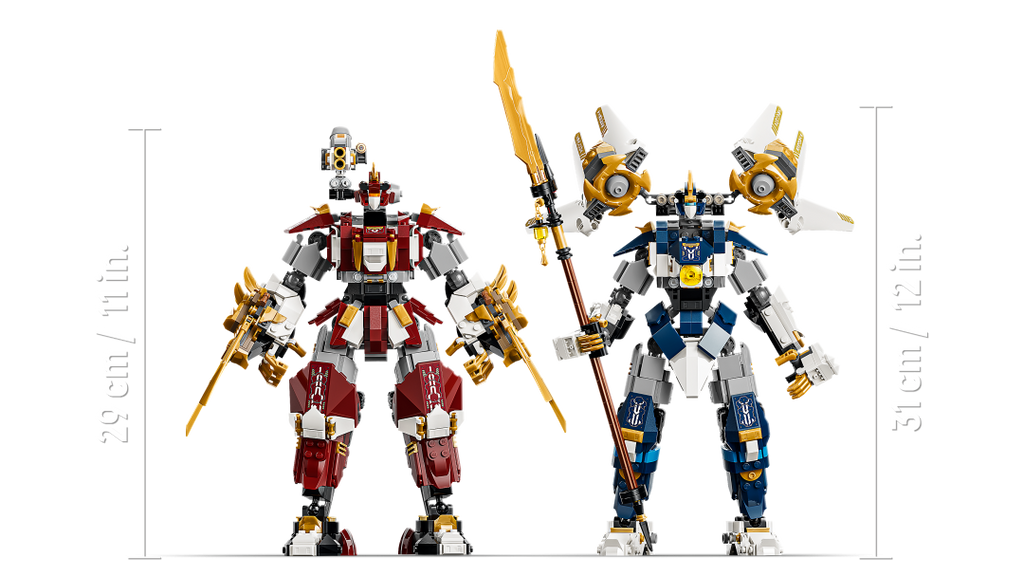 LEGO NINJAGO 71870 The Twin Titan Mechs