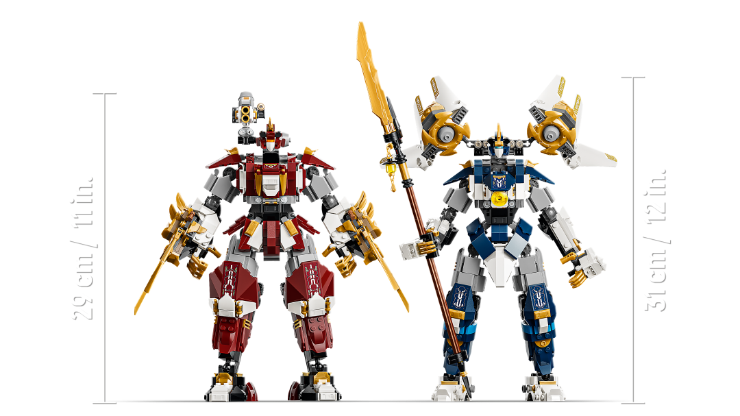 LEGO NINJAGO 71870 The Twin Titan Mechs