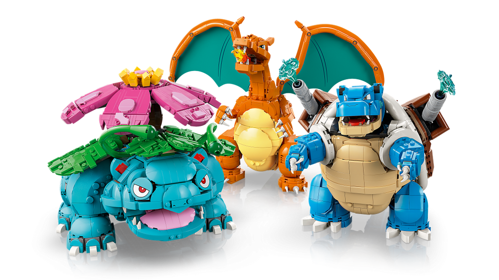 LEGO Pokémon 72153 Venusaur, Charizard and Blastoise