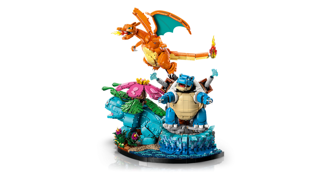 LEGO Pokémon 72153 Venusaur, Charizard and Blastoise
