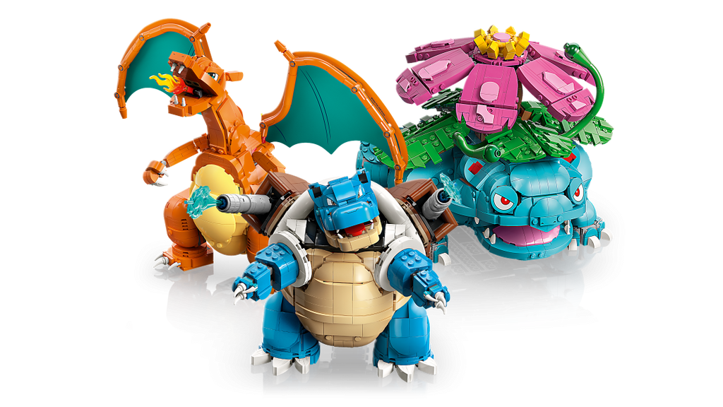 LEGO Pokémon 72153 Venusaur, Charizard and Blastoise
