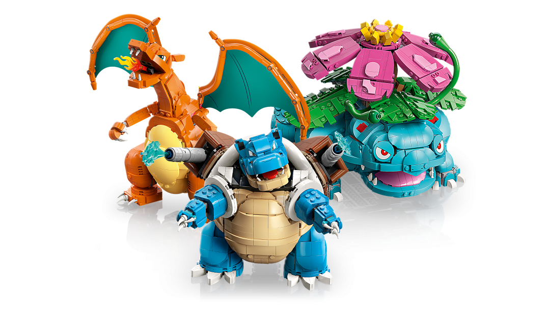 LEGO Pokémon 72153 Venusaur, Charizard and Blastoise