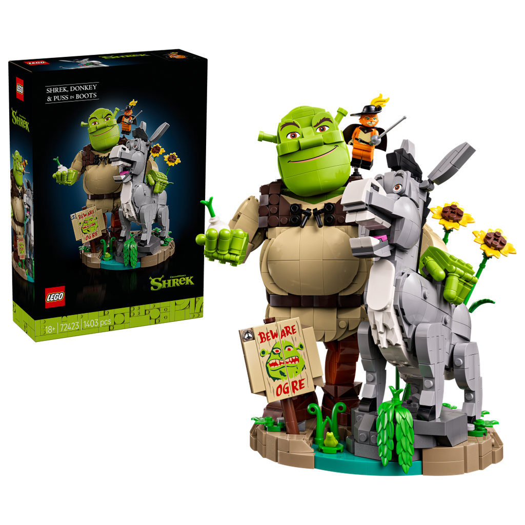 LEGO Icons 72423 Shrek, Donkey & Puss in Boots