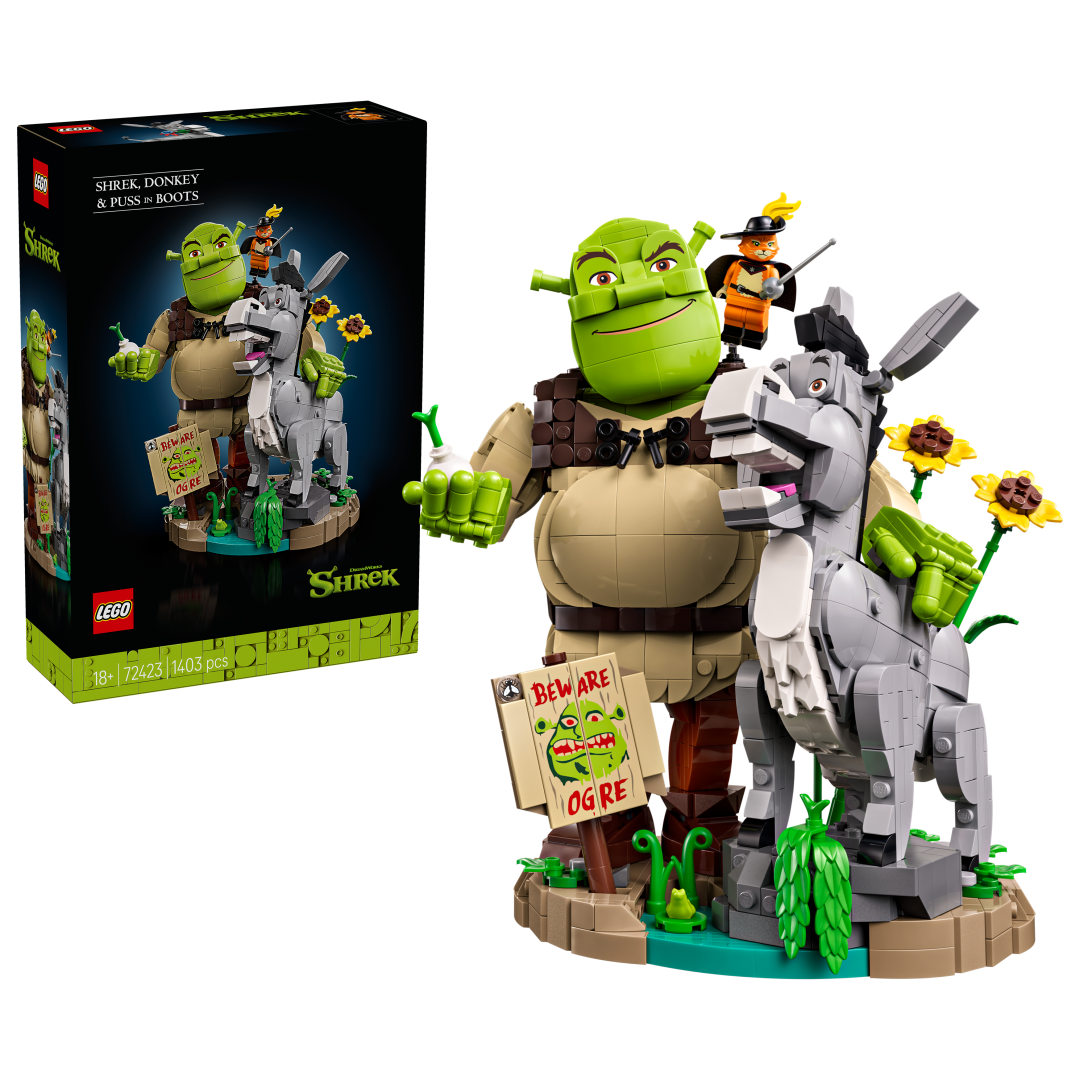 LEGO Icons 72423 Shrek, Donkey & Puss in Boots