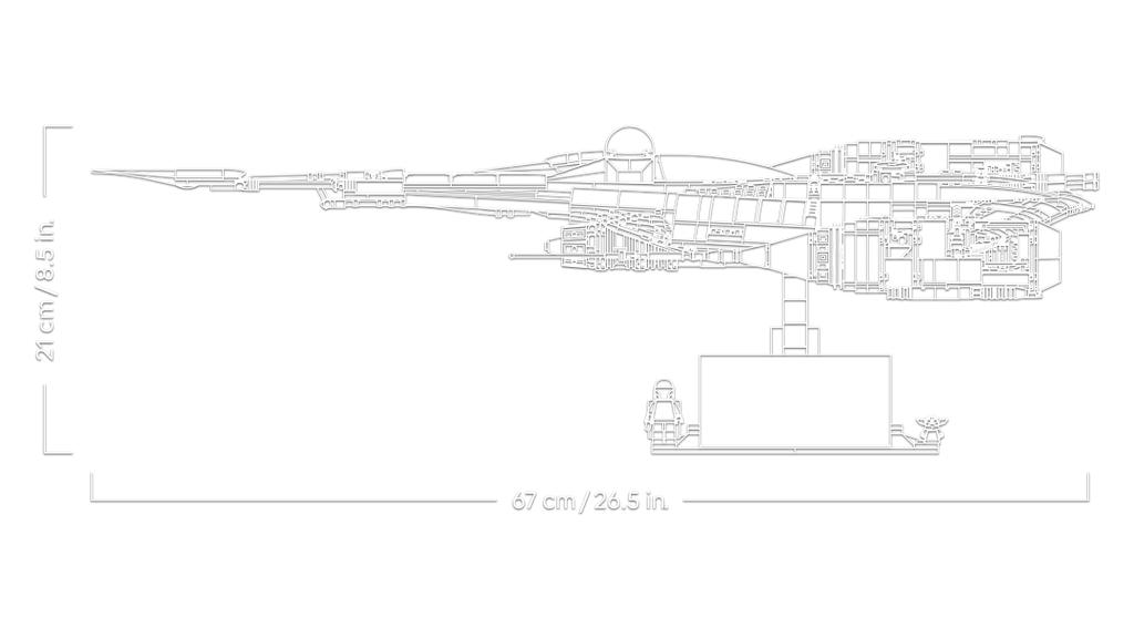 LEGO Star Wars 75442 The Mandalorian's N-1 Starfighter