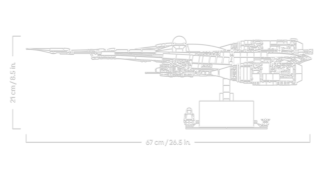 LEGO Star Wars 75442 The Mandalorian's N-1 Starfighter
