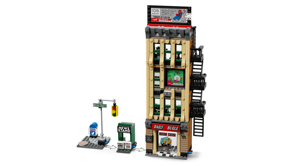 LEGO Marvel 76342 Spider-Man vs. Mysterio: The Daily Bugle