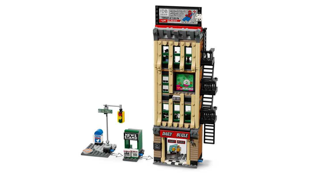 LEGO Marvel 76342 Spider-Man vs. Mysterio: The Daily Bugle