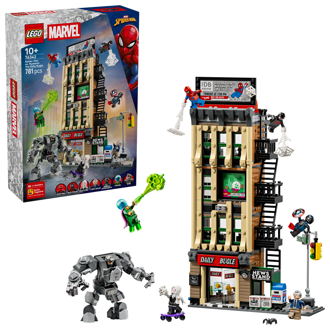 LEGO Marvel 76342 Spider-Man vs. Mysterio: The Daily Bugle
