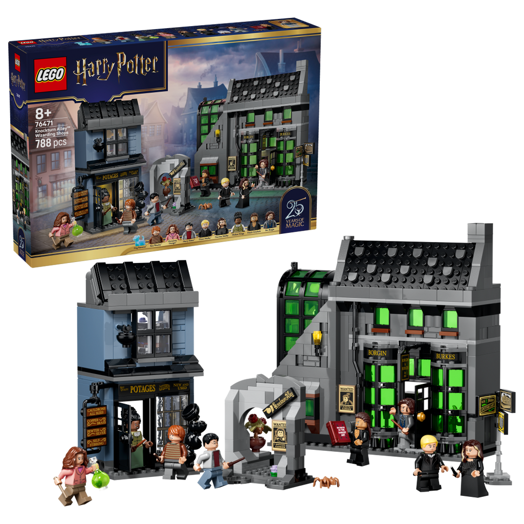 LEGO Harry Potter 76471 Knockturn Alley Wizarding Shops