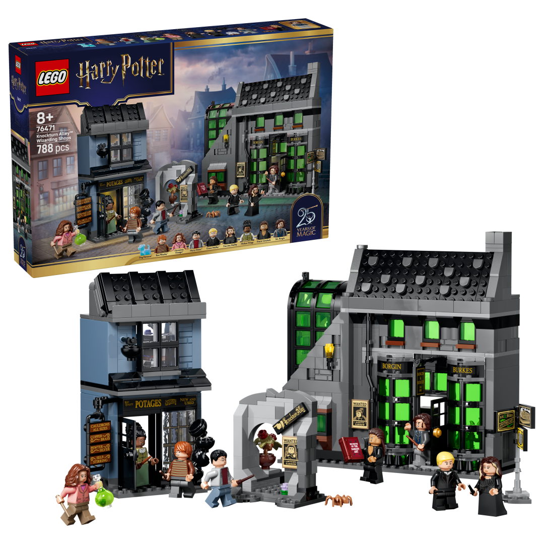 LEGO Harry Potter 76471 Knockturn Alley Wizarding Shops